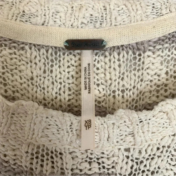 Free People  Chunky Knit Striped Shirt XS - Picture 3 of 9